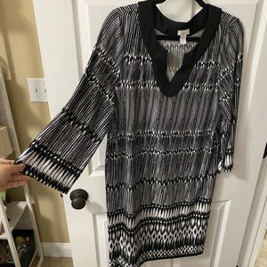 SOLD - Chico’s Mid Length Jersey Silky Knit Dress